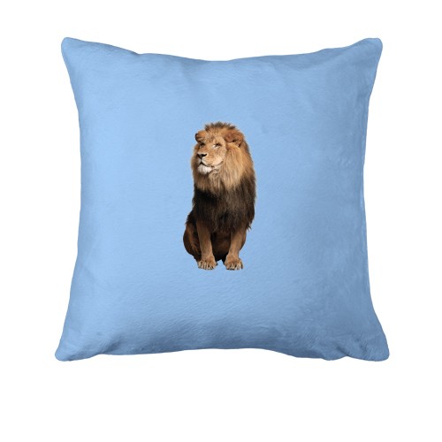 Подушка с большим львом