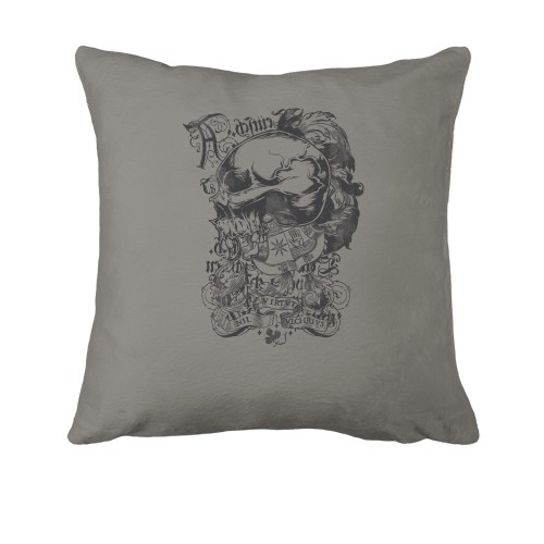 Подушка з черепом лицаря
