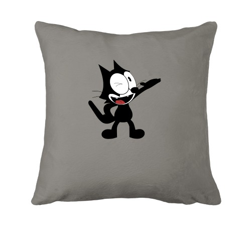 Подушка с чёрным котом из Симпсонов