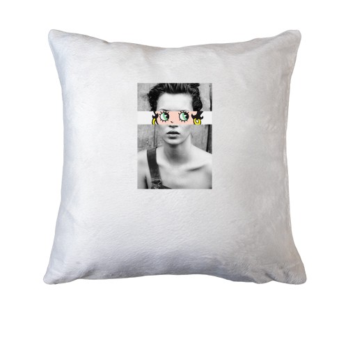 Подушка с девушкой Looney Tunes (коллаж арт)