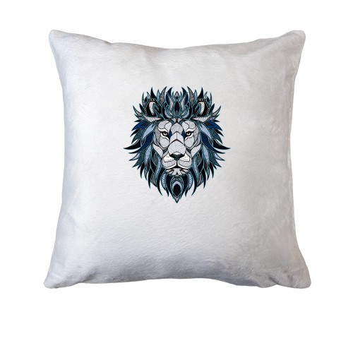 Подушка с дизайнерским львом (1)