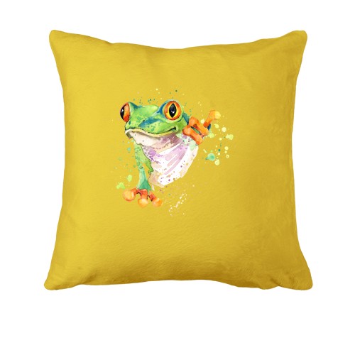Подушка с древесной лягушкой (1)