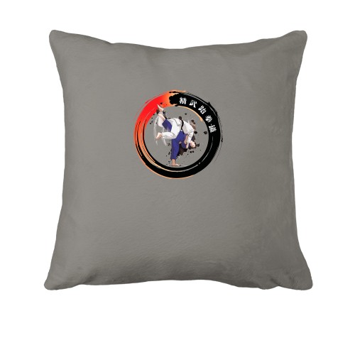 Подушка с дзюдоистами