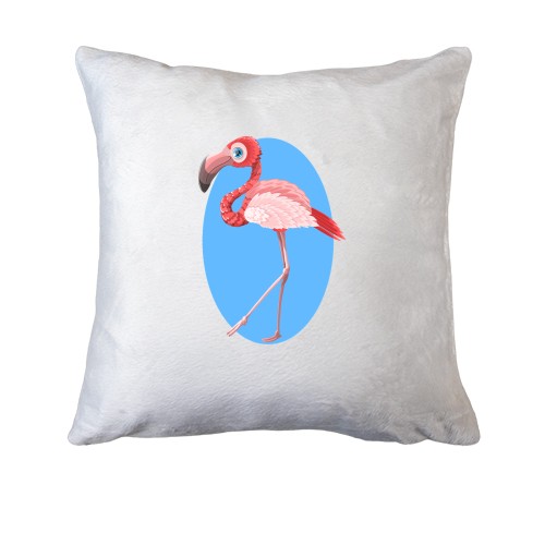 Подушка з фламінго