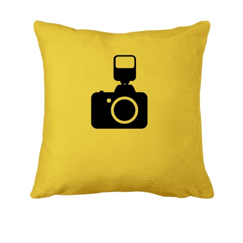 Подушка с фотоаппаратом со вспышкой