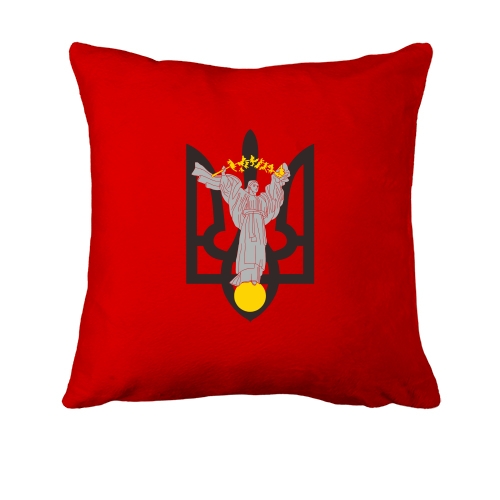 Подушка с гербом и стеллой независимости