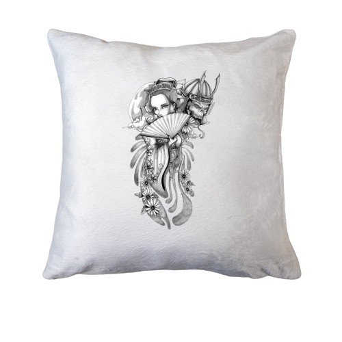 Подушка з гейшею