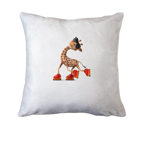 Подушка с жирафом на роликах