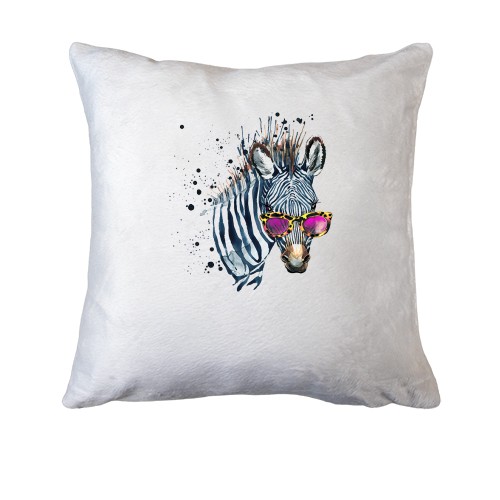 Подушка с гламурной зеброй (2)