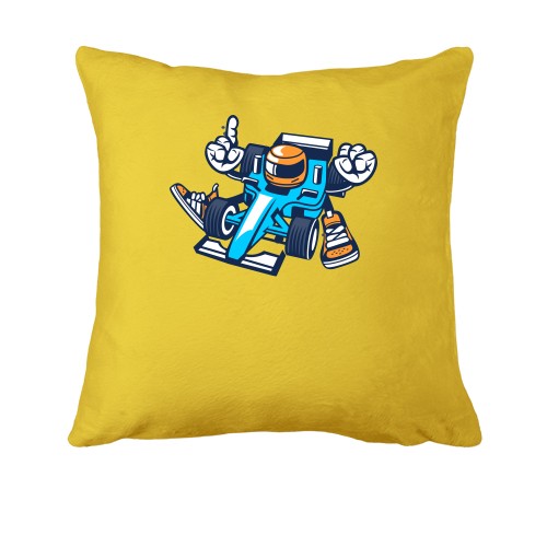 Подушка с гонщиком в кедах