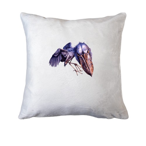 Подушка з грізним птахом
