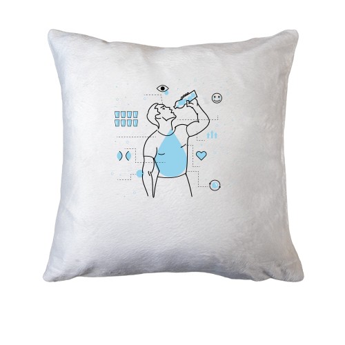 Подушка с характеристиками пользы воды