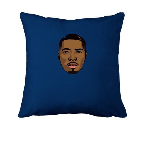 Подушка с иллюстрацией Nas