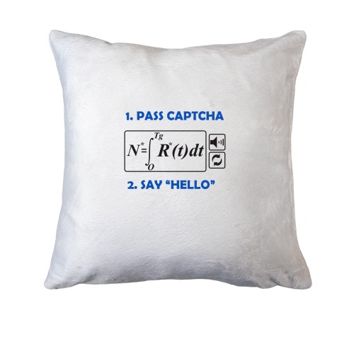 Подушка с капчей
