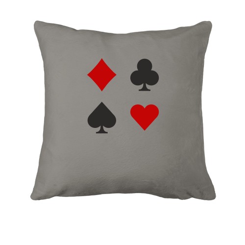 Подушка с карточными мастями