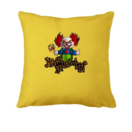 Подушка с клоуном и леденцом