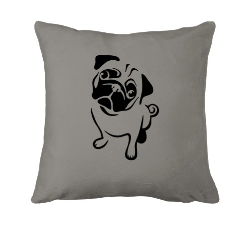 Подушка з контуром Мопса