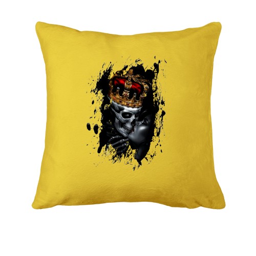 Подушка з королем - черепом