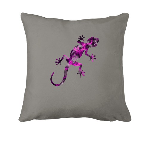 Подушка с космическим гекконом