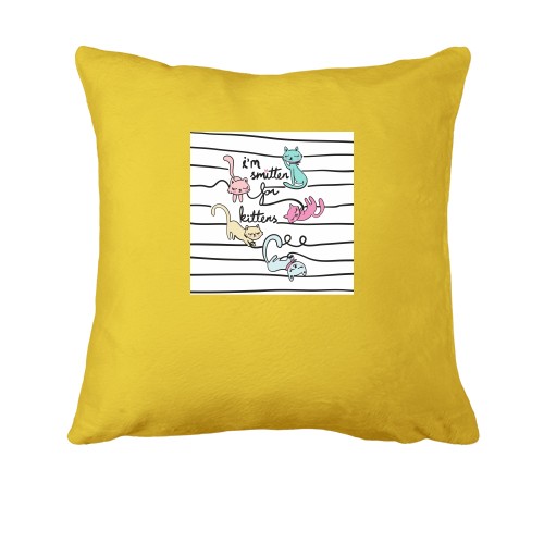 Подушка з котами в светрі