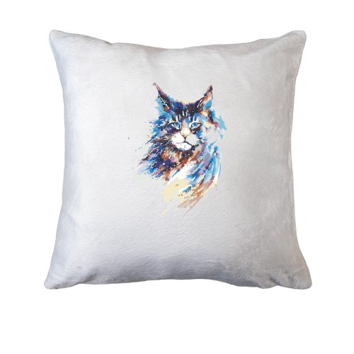 Подушка с котом (стилизованный арт)