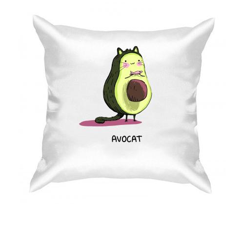 Подушка з котом авокадо (Avocat)