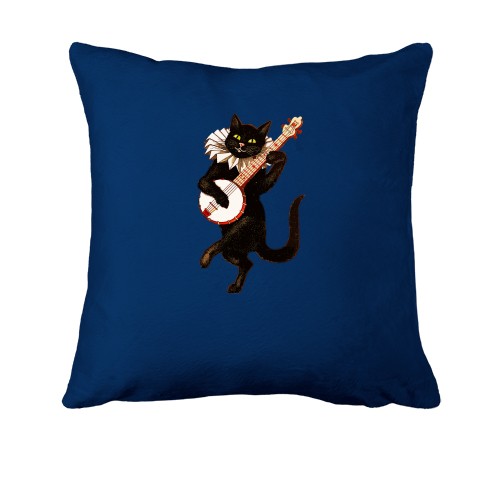 Подушка з котом і банджо