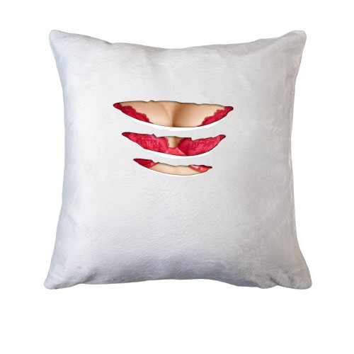 Подушка с красным лифом