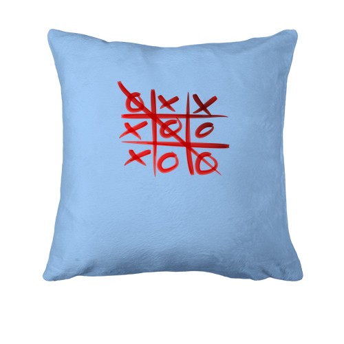 Подушка з хрестиками-нуликами
