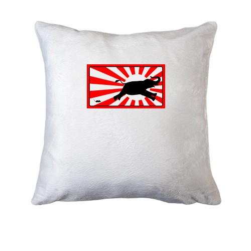 Подушка с крысей бегущей за слоном