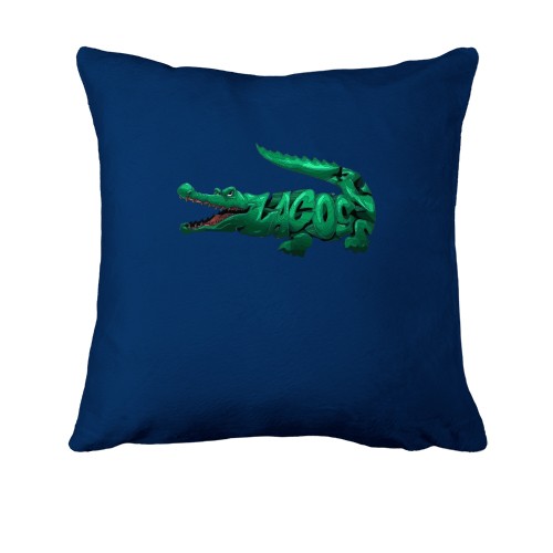 Подушка с крокодилом 