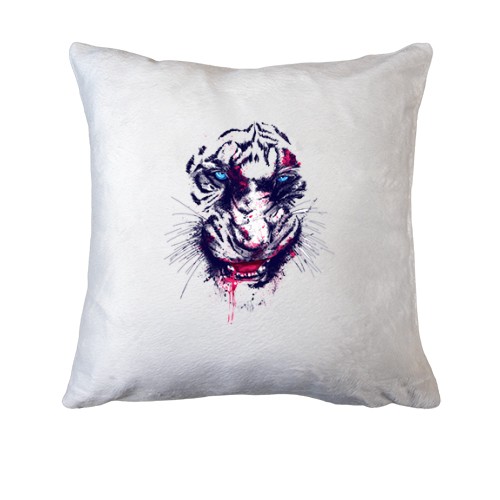 Подушка с кровавым тигром