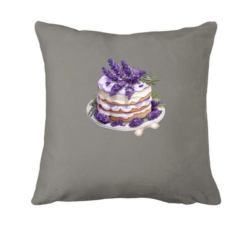 Подушка с лавандовым пироженым