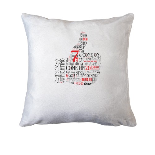 Подушка с лайком надписями