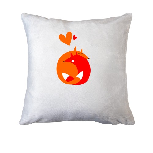 Подушка з лисичками
