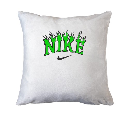 Подушка з лого Nike в полум'ї