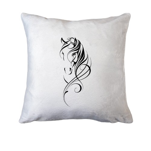 Подушка з конем у стилі трайбл