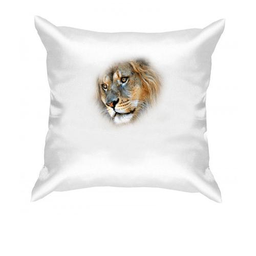 Подушка з левовою мордою