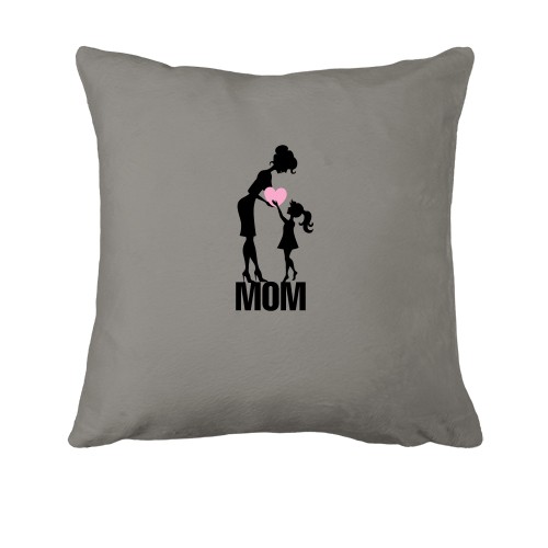 Подушка с мамой и дочкой