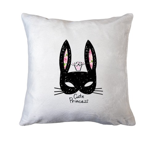 Подушка з маскою зайця 