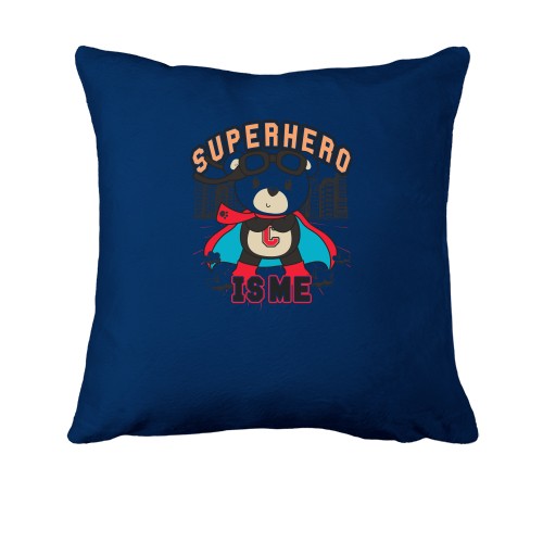 Подушка з ведмедиком супергероєм