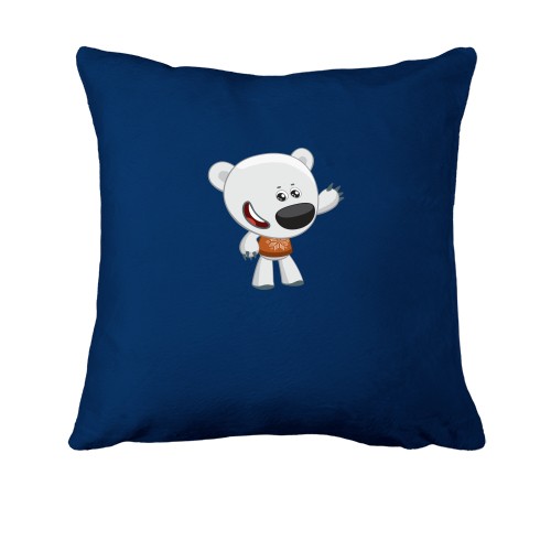 Подушка с мишкой в свитере