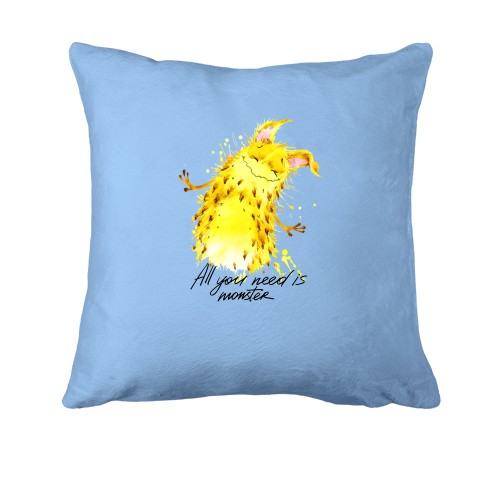 Подушка з монстром 