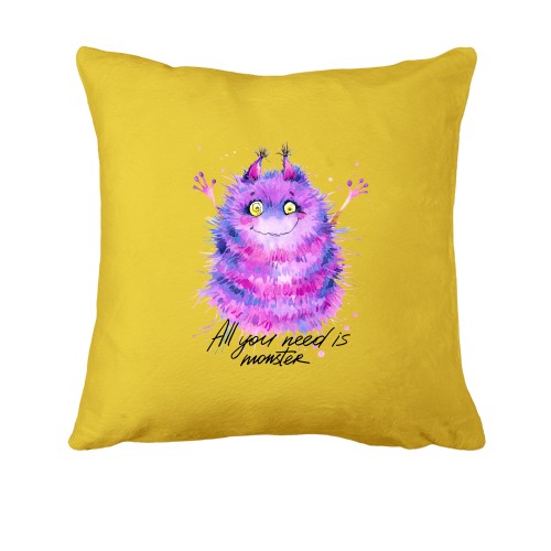 Подушка с монстром 