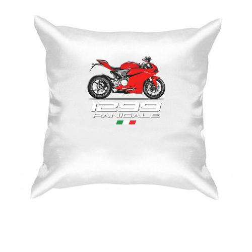 Подушка з мотоциклом 