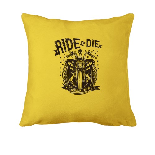 Подушка з мотоциклом 