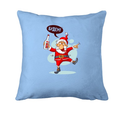 Подушка с надписью 