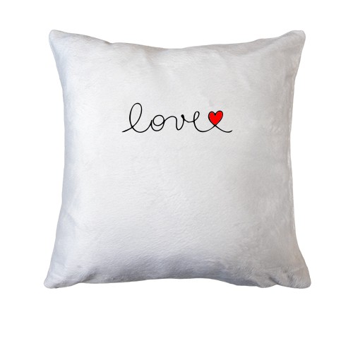 Подушка с надписью 