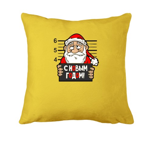 Подушка с надписью 