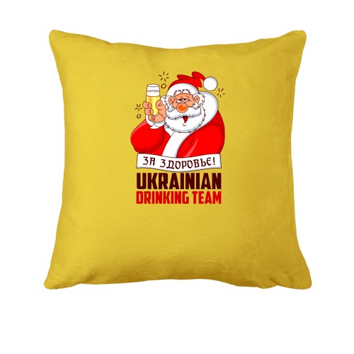 Подушка с надписью 